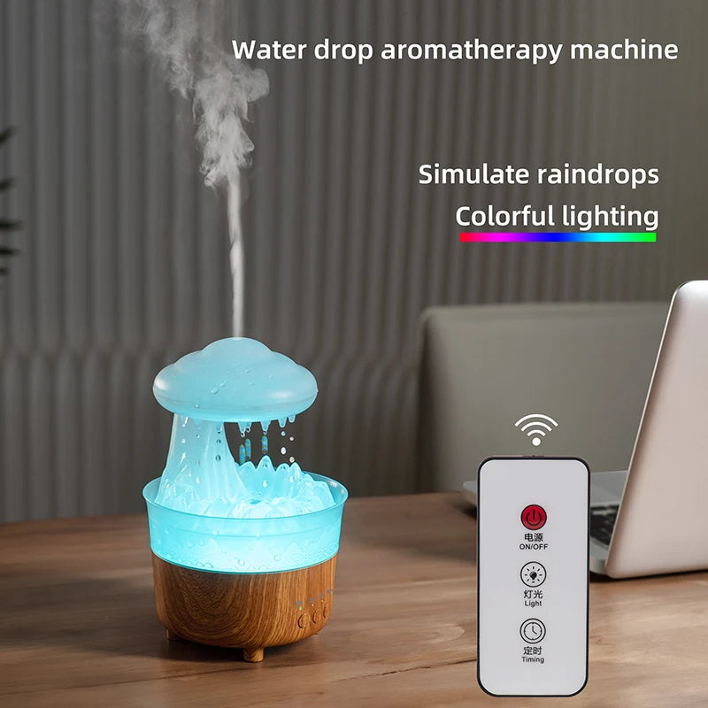 Rain Cloud Humidifier - Night Light - USB