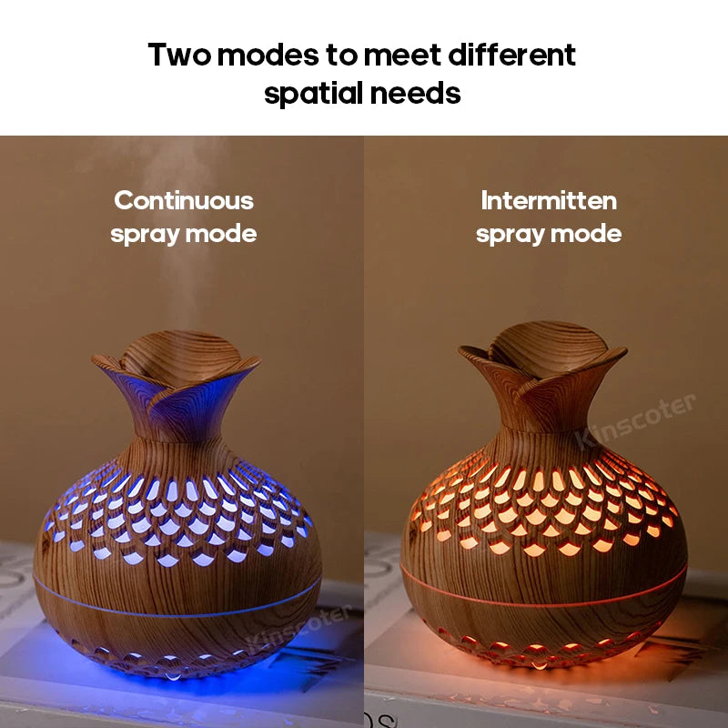 Wood Grain USB Aroma Diffuser