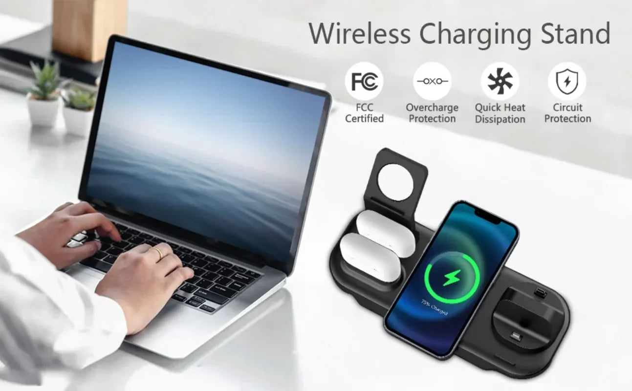 6 in 1 Wireless Charger - iPhone