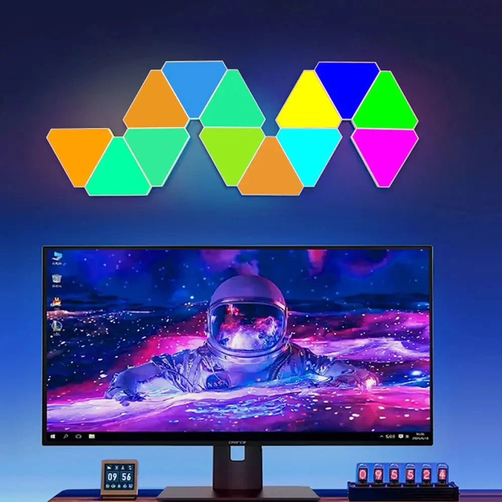 Triangle LED Quantum Light - RGB - APP Control - Wall Light