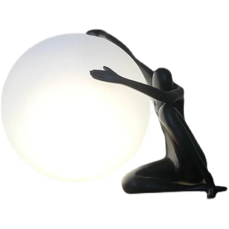 Creative Humanoid Sculpture Led Table Lamp