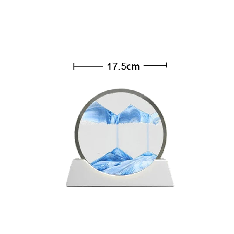 Quicksand Art LED 3D Hourglass