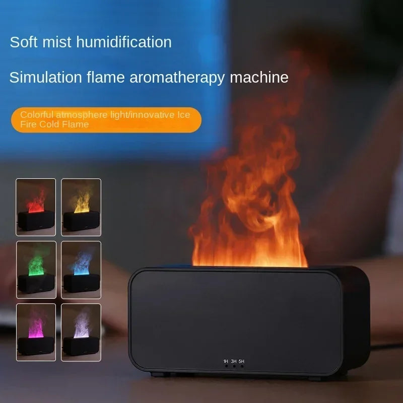 2024 New simulation flame aromatherapy machine remote control