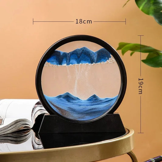 3D Hourglass Quicksand Moving Sand Art