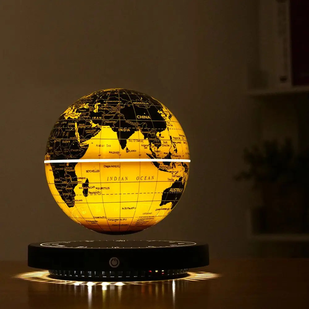 Magnetic Levitation Globe With LED || D4