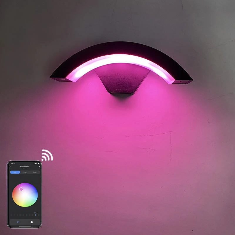 WIFI Outdoor LED Wall Lamp - Waterproof - APP - RGB Dimming