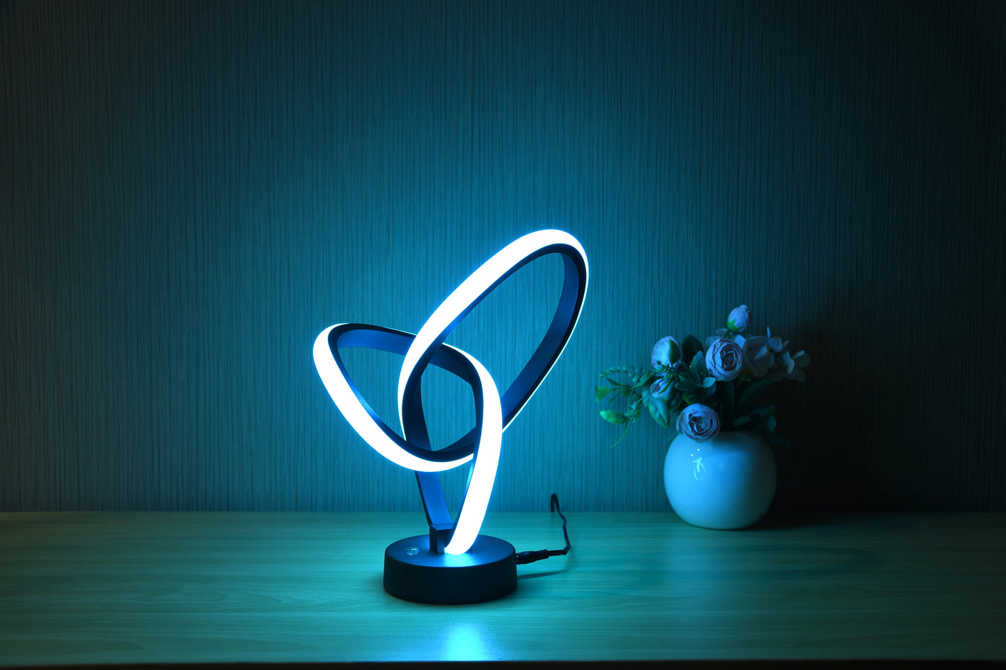 Modern LED Spiral Table Lamp