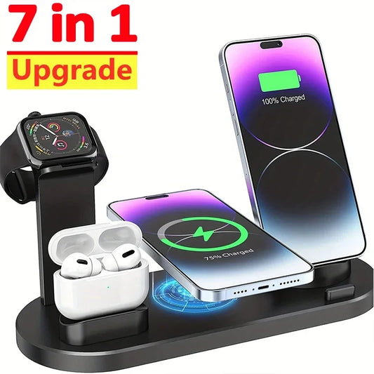 30W 7 in 1 Wireless Charger