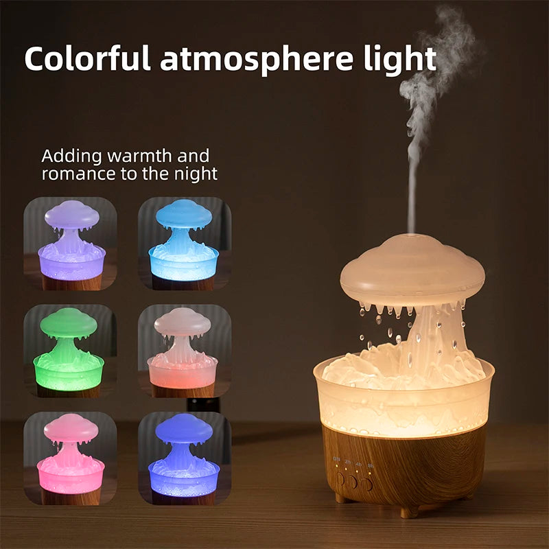 Rain Cloud Humidifier - Night Light - USB