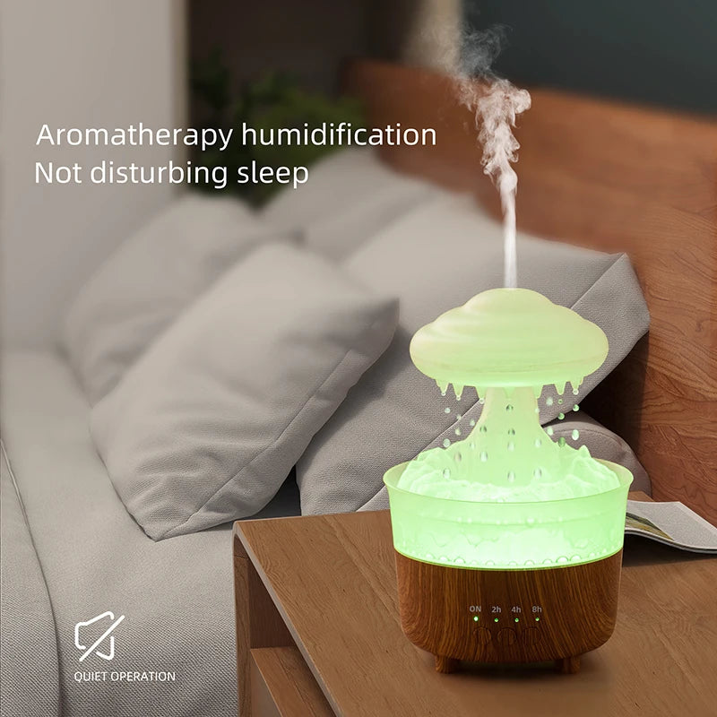 Rain Cloud Humidifier - Night Light - USB