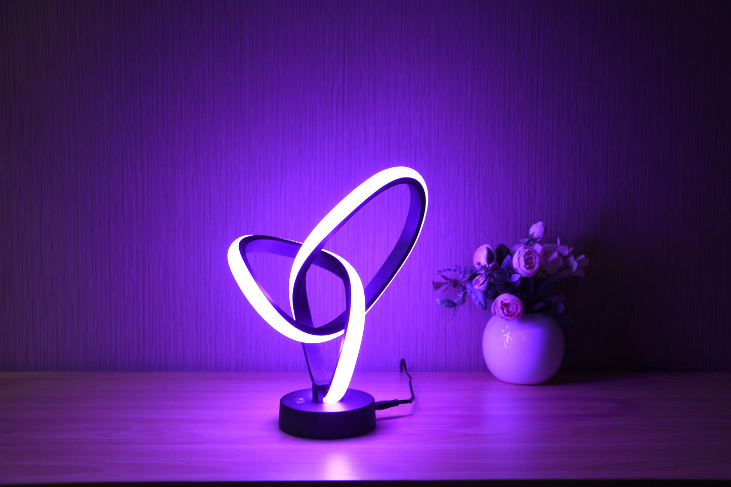 Modern LED Spiral Table Lamp