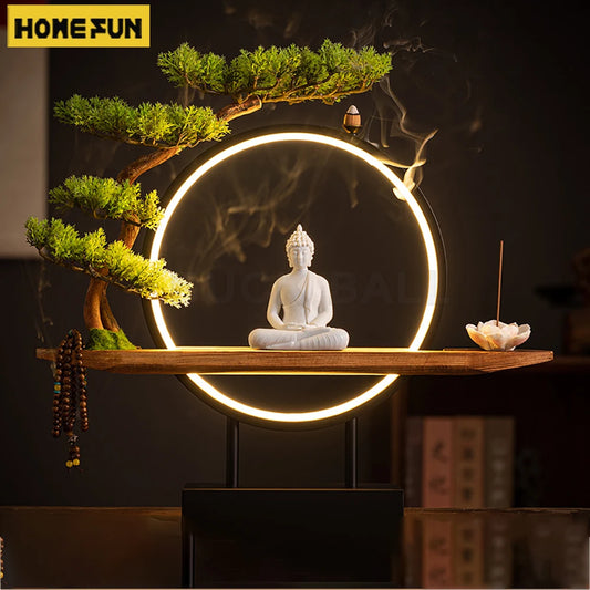 Buddha Statue - Ring Light