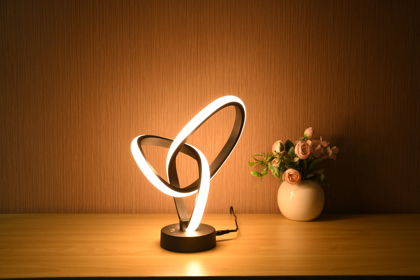 Modern LED Spiral Table Lamp