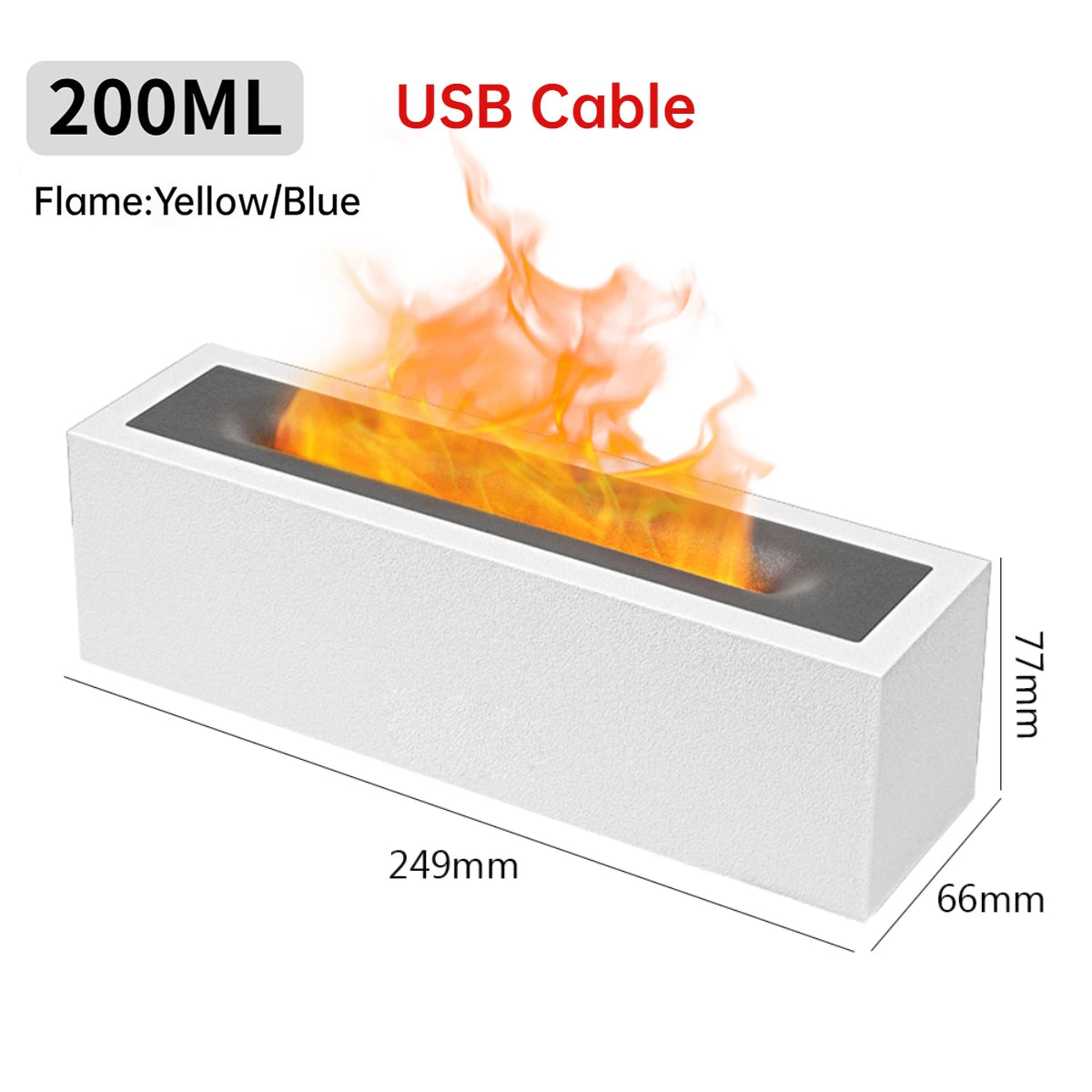 Simulation Flame Aroma Diffuser - Decorative Light