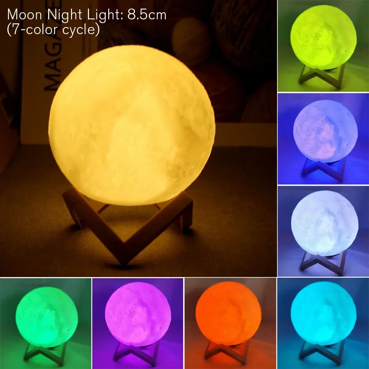 Night Light || Decor || Moon Lamp