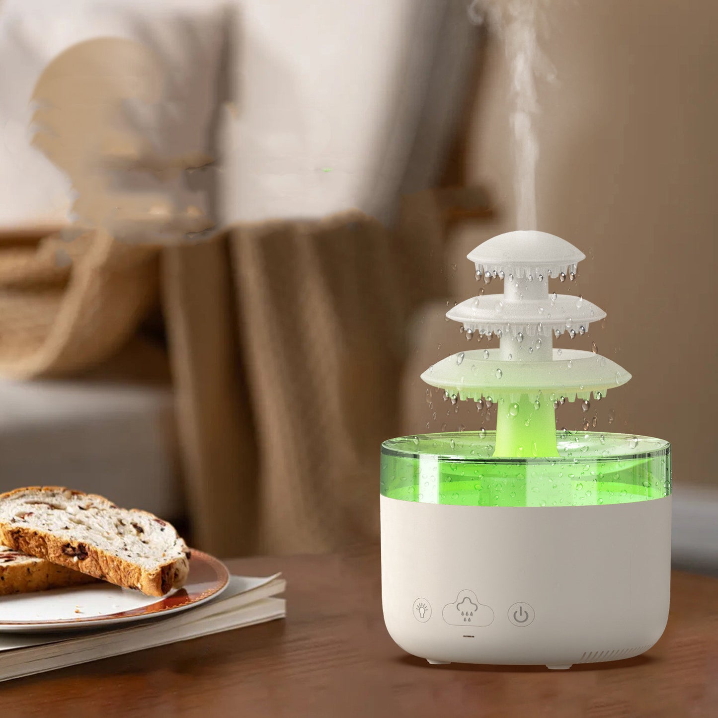 Cloud Rain Air Humidifier || Essential Oil Aromatherapy Diffuser