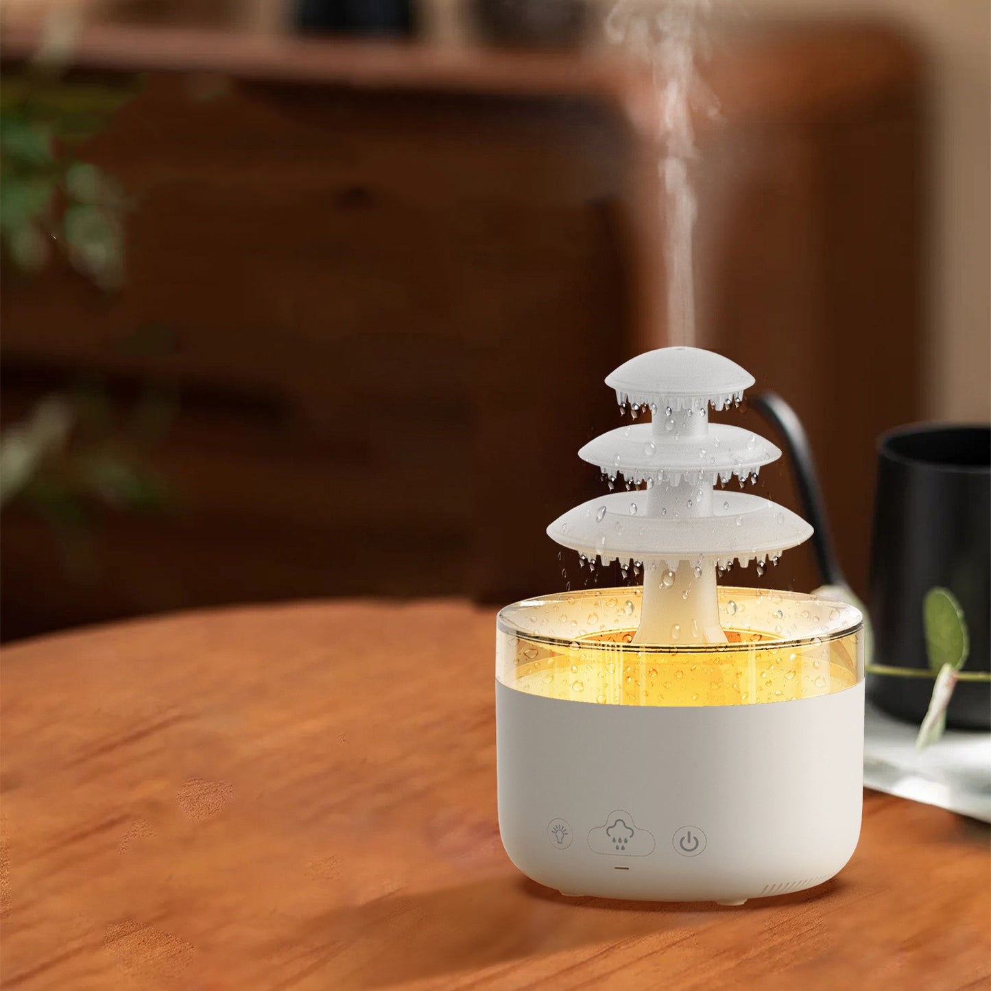 Cloud Rain Air Humidifier || Essential Oil Aromatherapy Diffuser